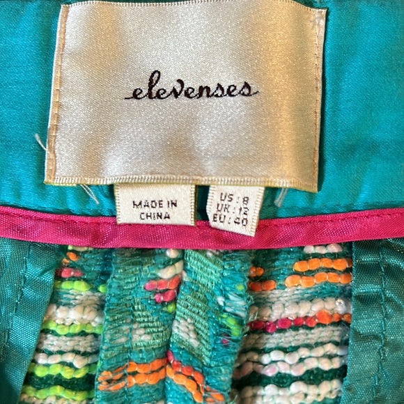 Anthropologie Elevenses costa Aztec embroidered shorts - Picture 4 of 6